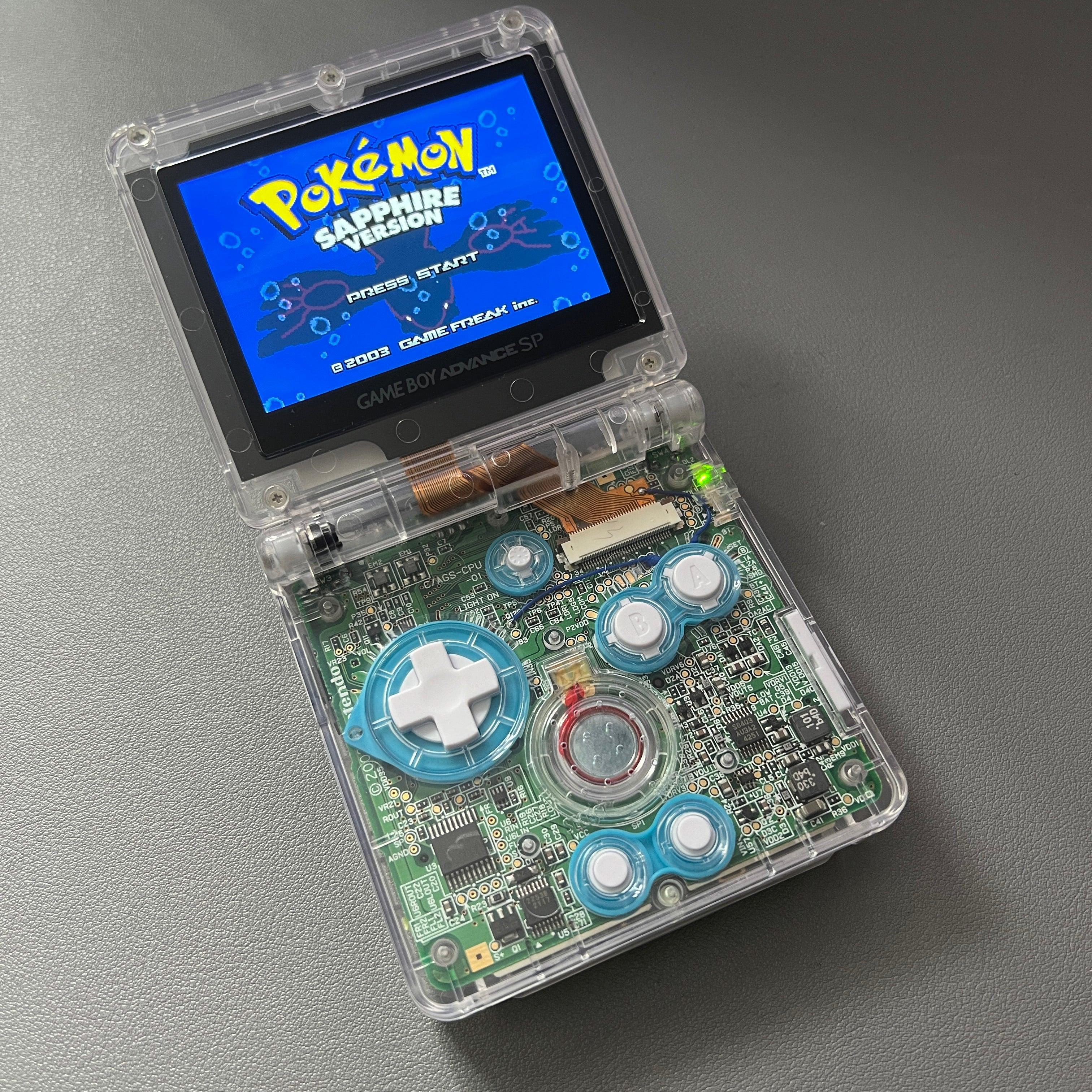 GBA SP V5 IPS Laminated Drop In Screen Kit Retro Gaming