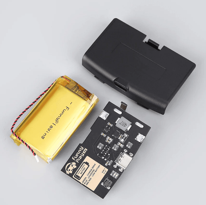 FunnyPlaying GBA USBC Battery Mod and Cover Retro Gaming Parts